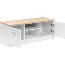 Тумба під ТВ SZFK RTV 2D TOP MIX белый/дуб сонома МЕБЛІ