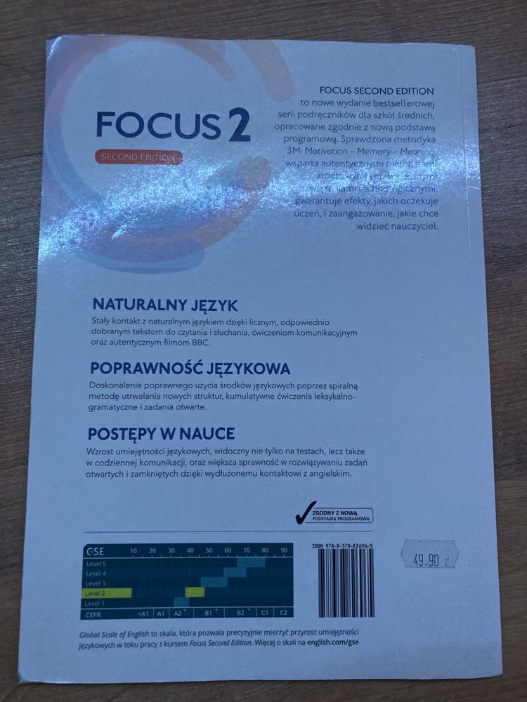 Focus 2 A2+/B1 workbook second edition