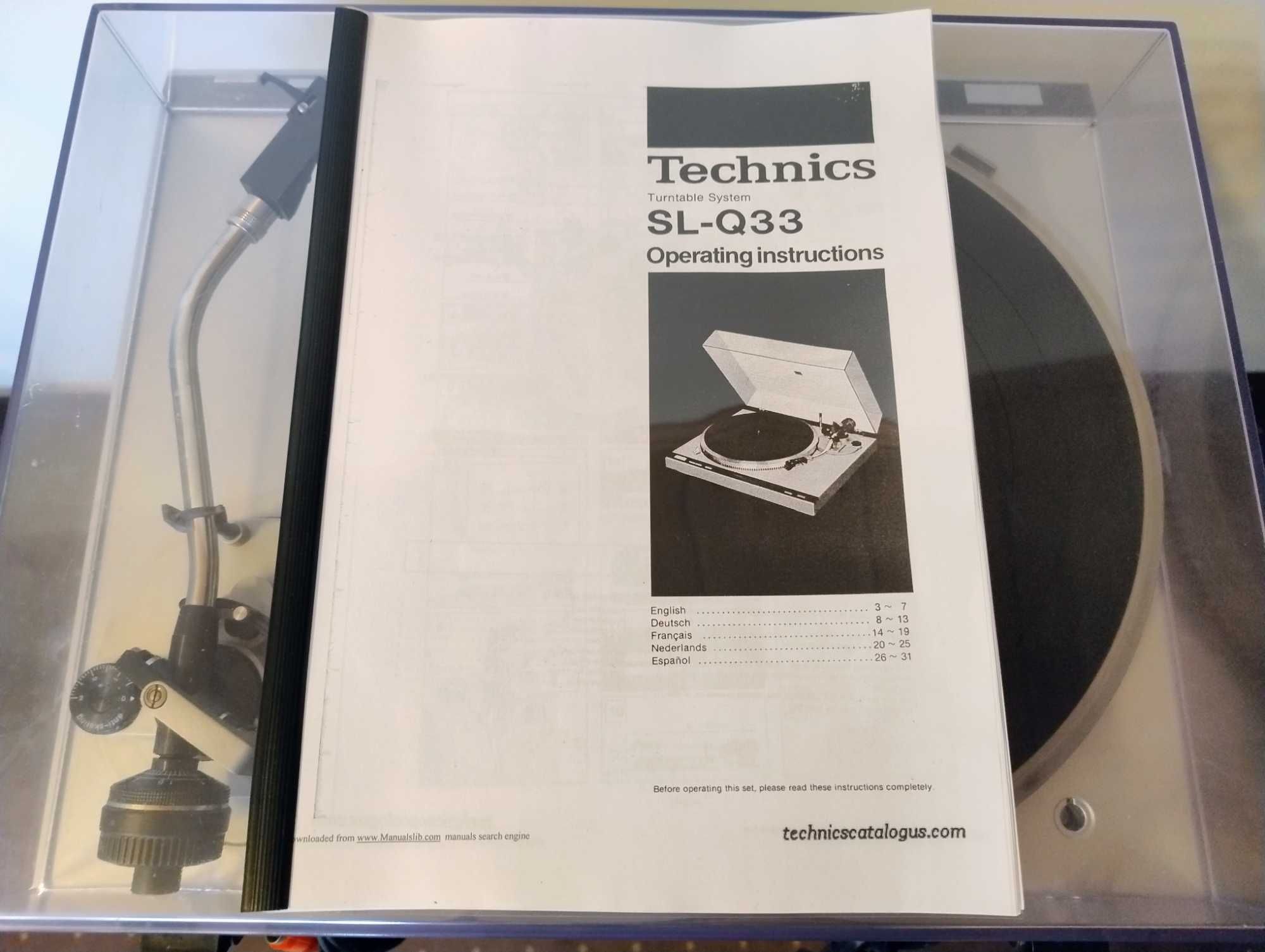 Gramofon automatyczny TECHNICS SL-Q33