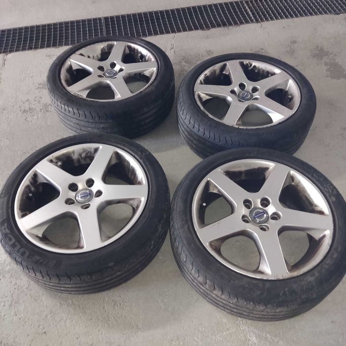 Felgi aluminiowe Volvo R17 5x108 ET50 Oryginał + Opony Fulda