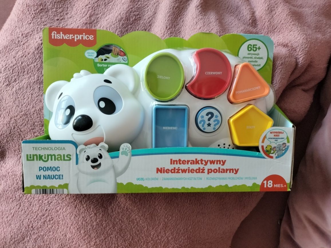 Niedźwiedź interaktywny Linkimals zabawka Fisher price  NOWA