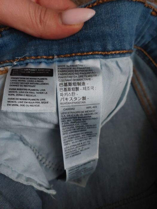 Фірмові оригінальні джинси Levi's 31W L30 (720 High Rise Super skinny)