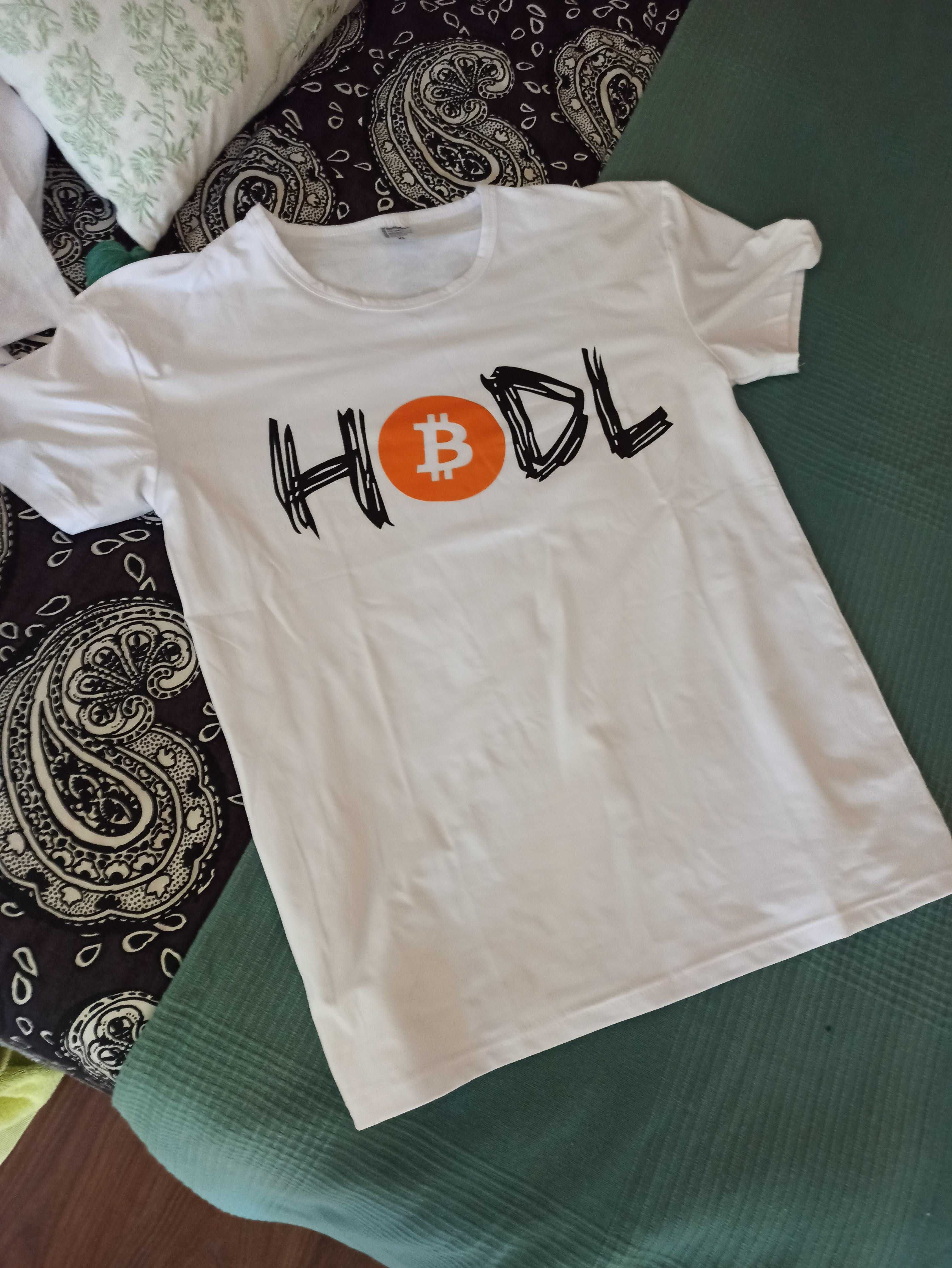 Tshirt Bitcoin, Crypto e Hodl