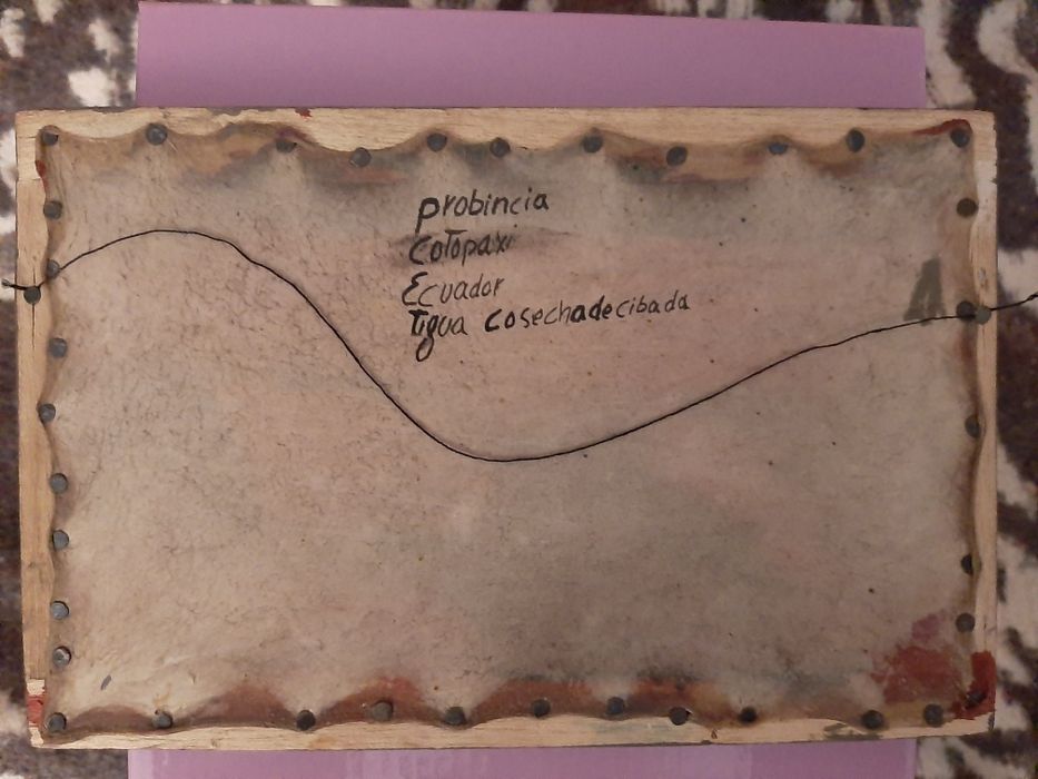 Quadro Arte Popular do Equador Tigua CAYO