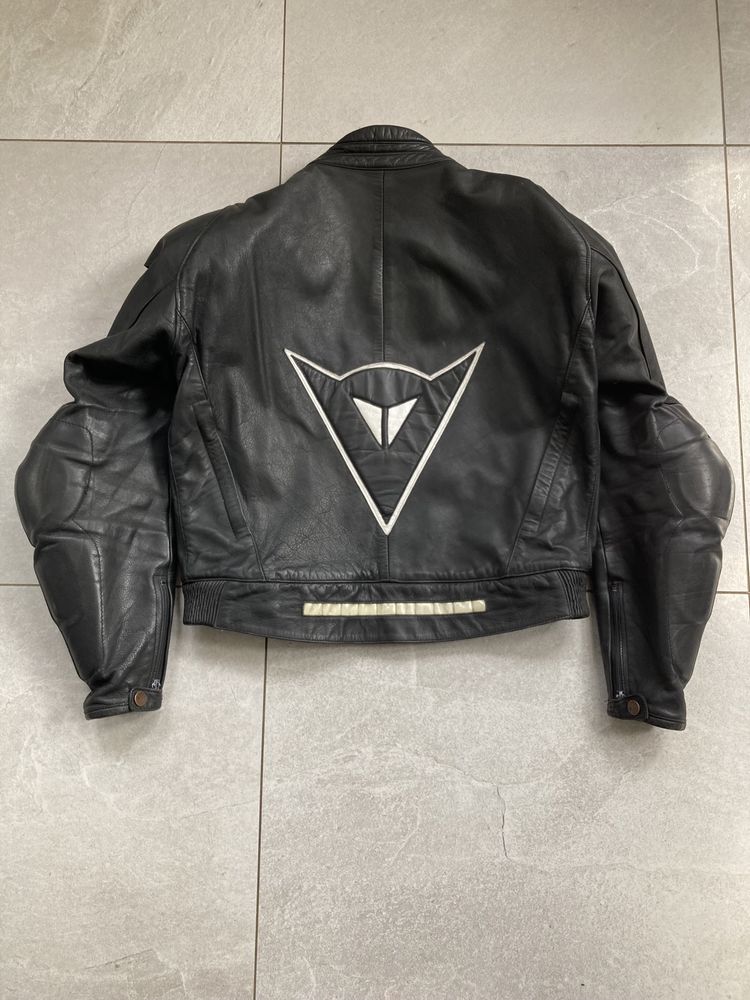 Komplet motocyklowy Dainese skórzany kurtka + spodnie z ochroniaczani