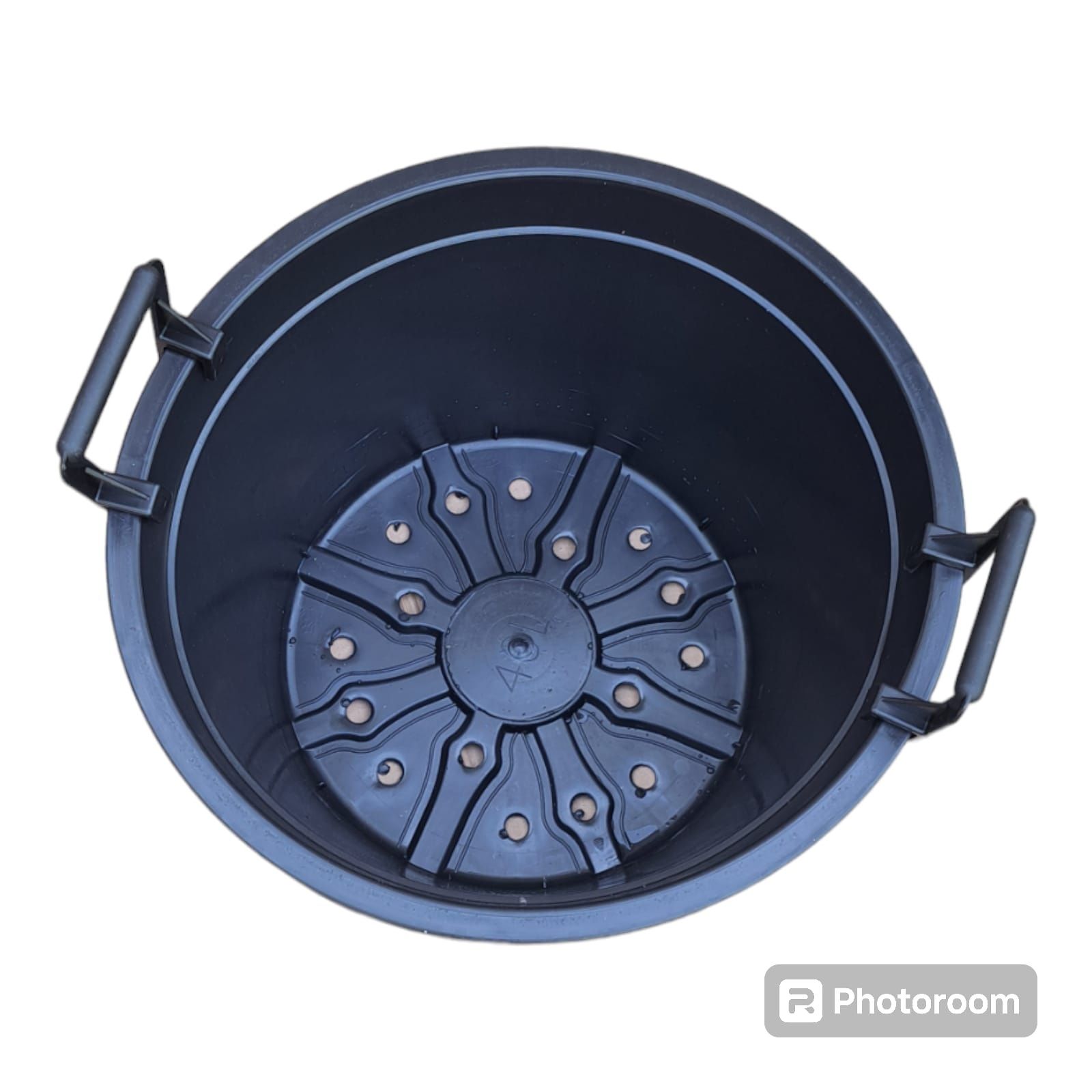 Doniczka produkcyjna szkółkarska 40l 45cm gruba z rantem +UCHWYT