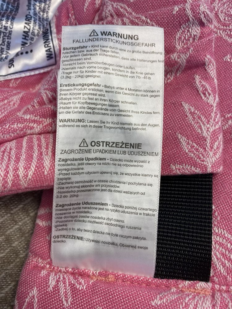 Nosidło nosidełko ergonomiczne Tula free to grow wrap Bloom limitowane