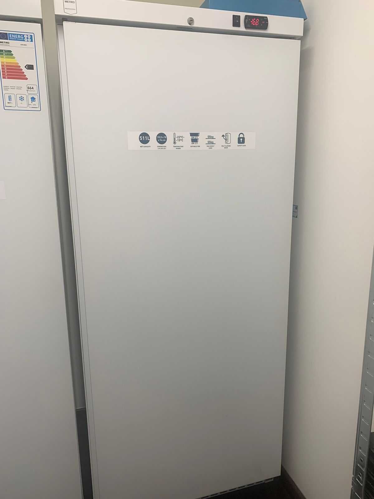 Congelador 511 L, ventilação por ventoinha, branco