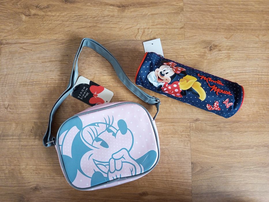Zestaw torebka + piórnik Myszka Minnie NOWY dla dziewczynki
