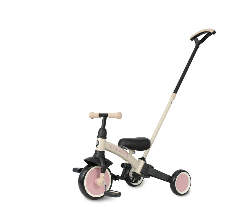 Rowerek Trójkołowy Stager 3w1 Pink Qplay