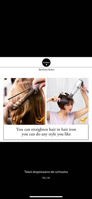 Nowa peruka damska blond balejaż z grzywką pasemkami cieniowana