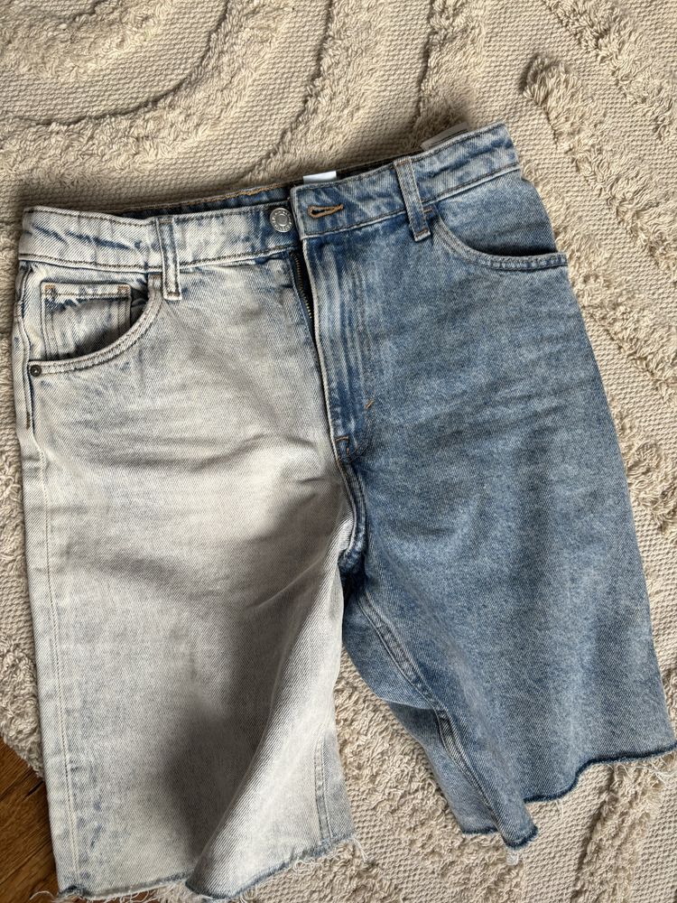 Шорти H&M джинсові середньої довжини різного кольору