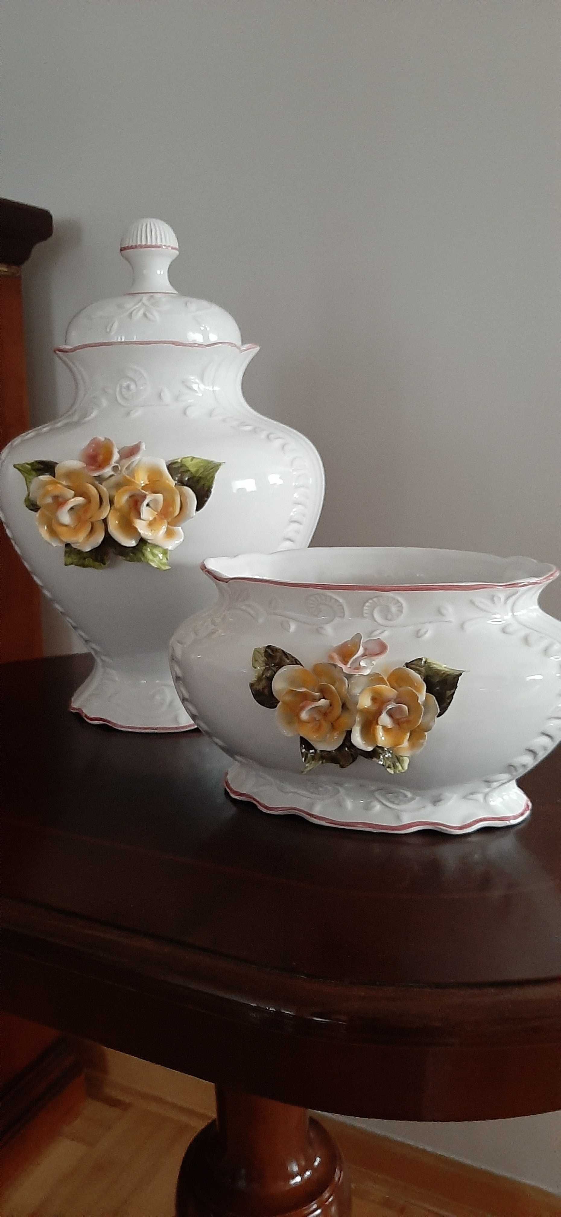 Wazy ceramiczne komplet amfora