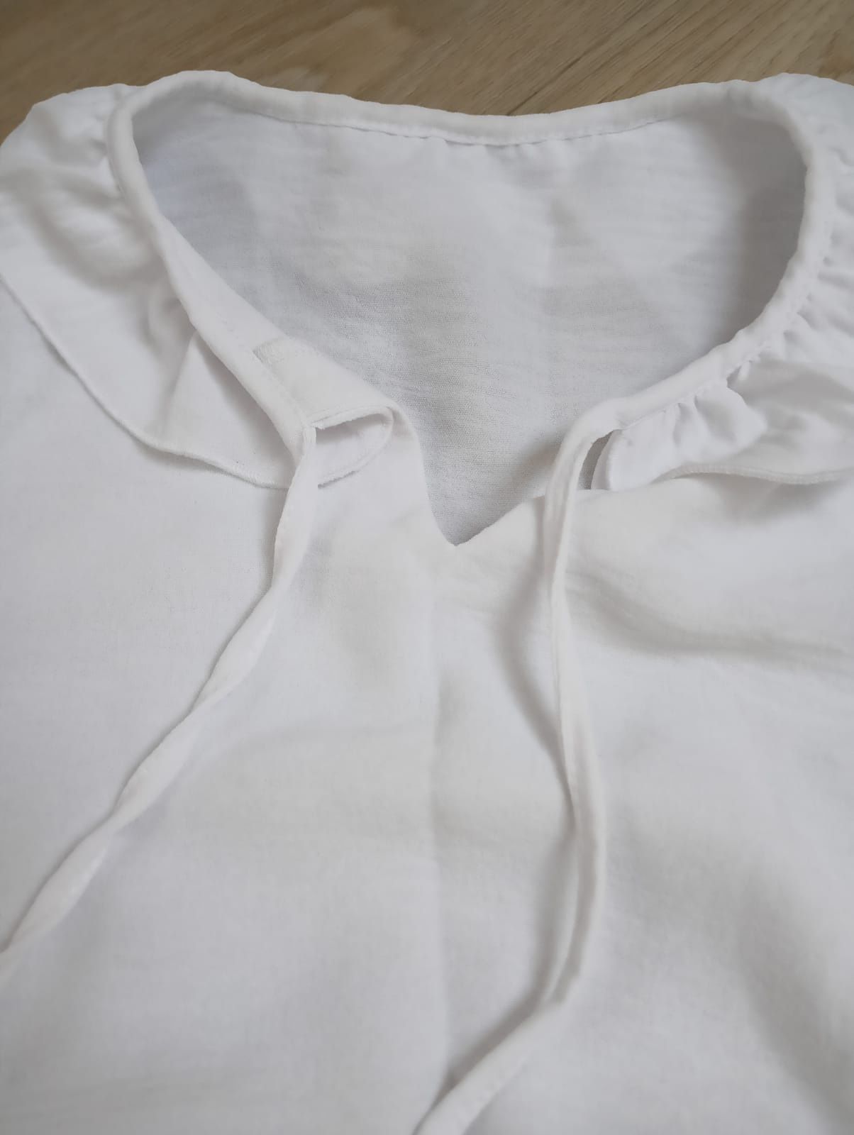Biała bluzka dziewczęca 152 cm