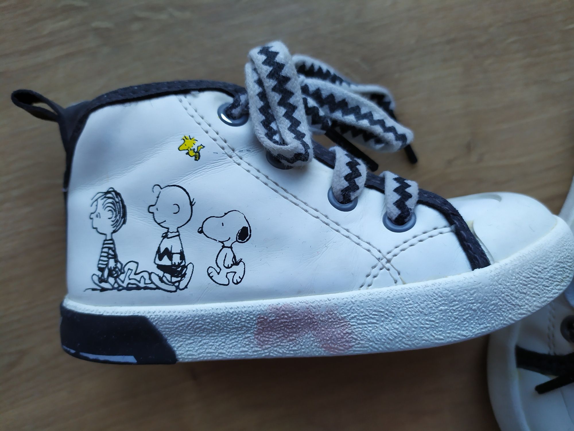 Zara Baby Snoopy trzewiki buty buciki dla chłopca rozm.22
