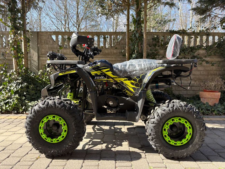 QUAD 150 Pelikan RUGBY NAJMOCNIEJSZY Ledy Hak Raty Dostawa Duże Koła