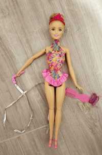 Lalka Barbie gimnastyczka że wstążką