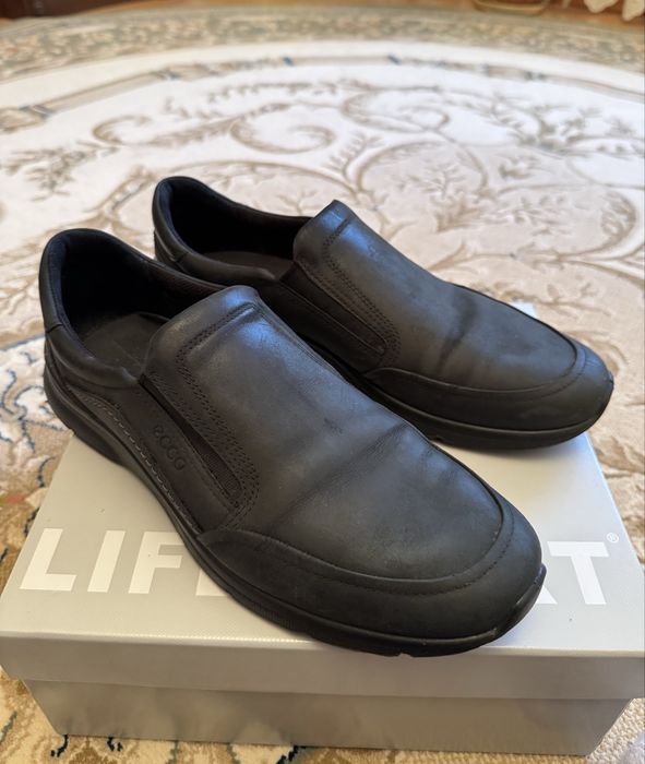 Чоловічі мокасини | бренд Ecco | 44 розмір | нубук