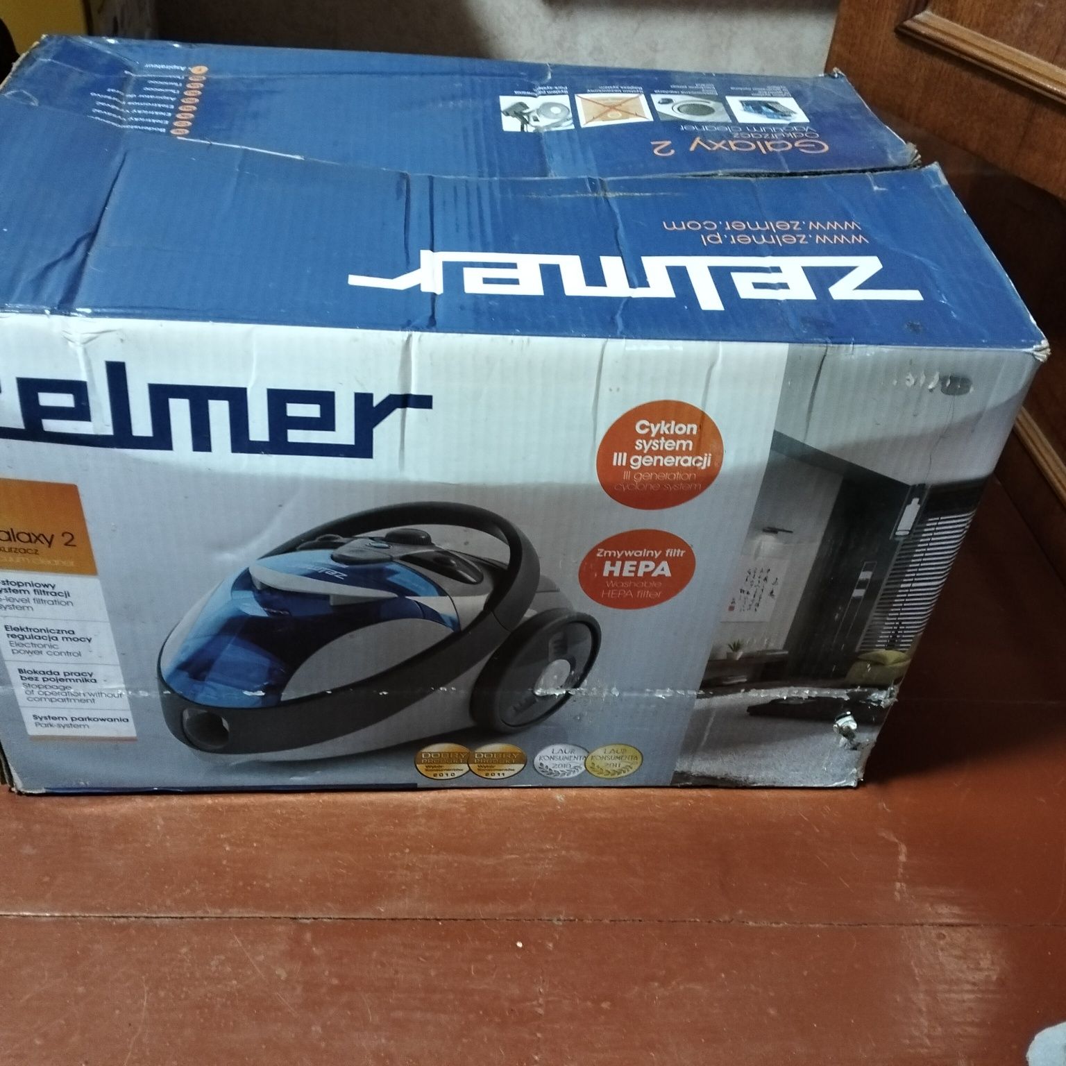 Пилосмок Zelmer Galaxy 2 як