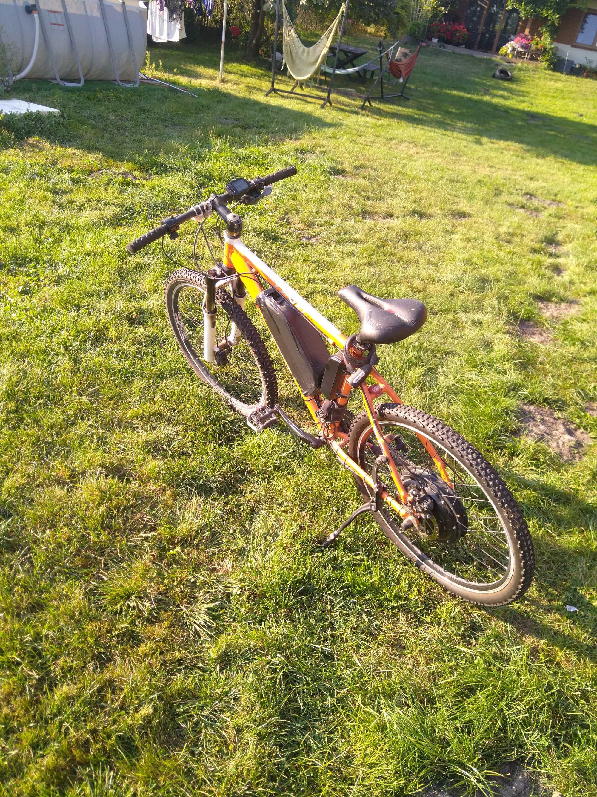 ebike kross level A2 po konwersji silnik 2KW hydraulika ZAMIANA