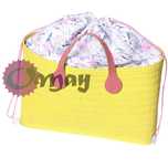 organizer OBAG BEACH worek kwiaty flamingi pastelowe komin VIP OMAY