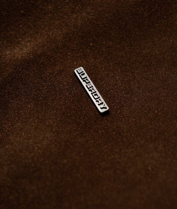 Чоловіча преміальна замшева куртка superdry curtis