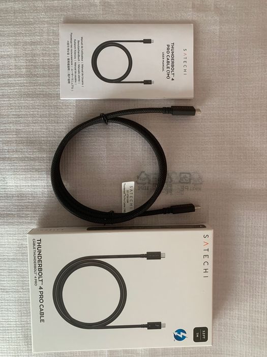 Cabo Satechi Thunderbolt 4 Pro 1m c/USB-C para USB-C
