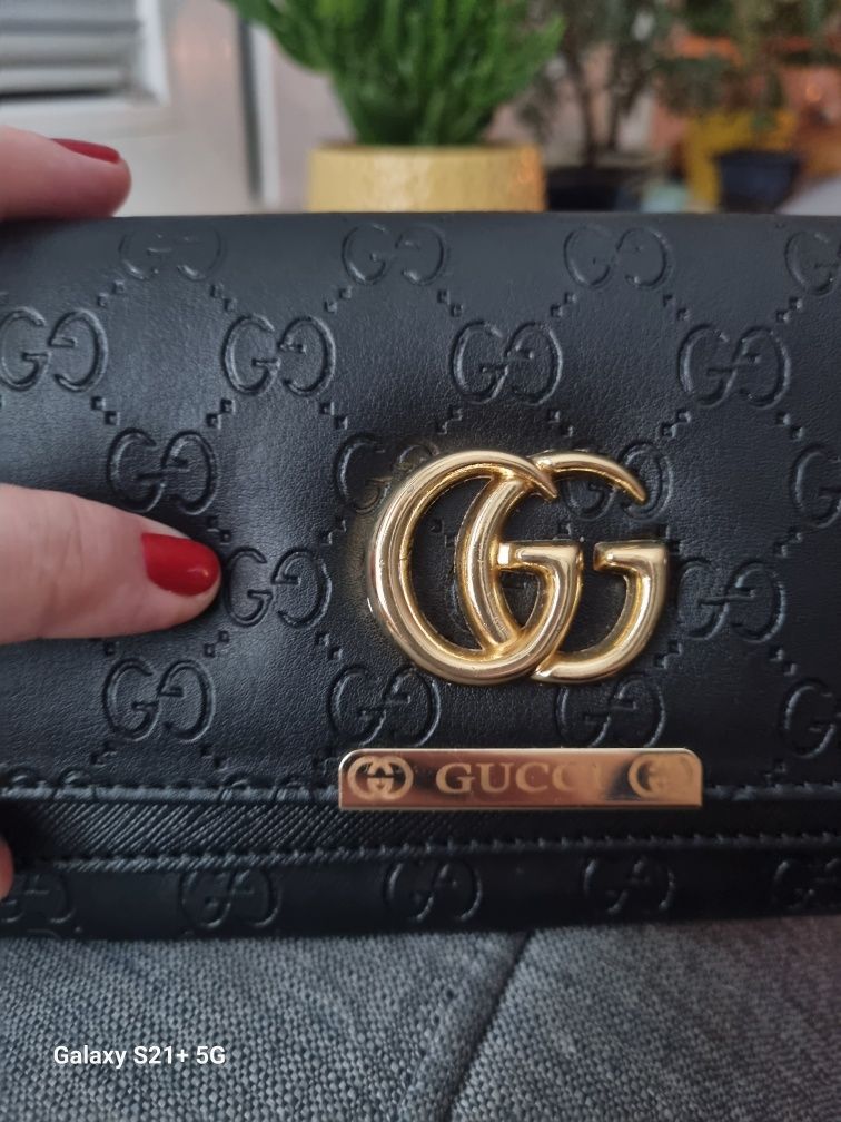 Portfel Gucci czarny piękny