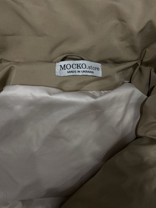 Куртка зима пуховик mocko store беж