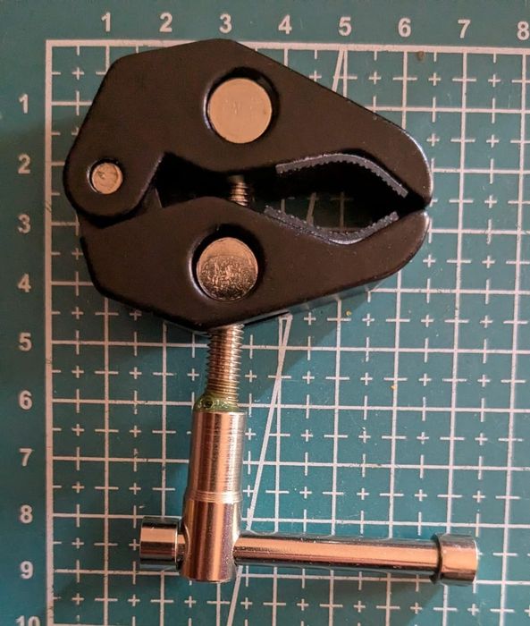 Держатель Тримач Струбцина Краб Магічна рука на штатив щоглу Метал