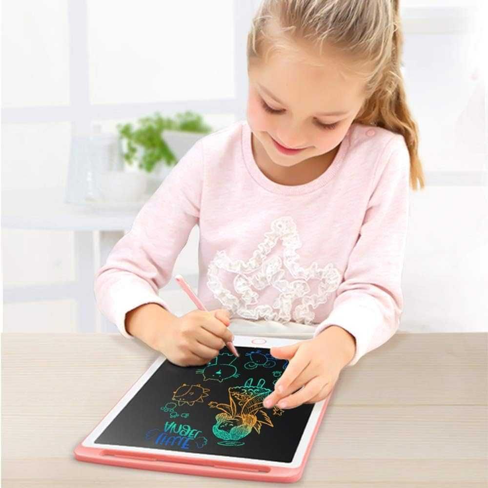 SCRIMEMO Tablica do pisania Tablet LCD 8,5'' dla dzieci różowy