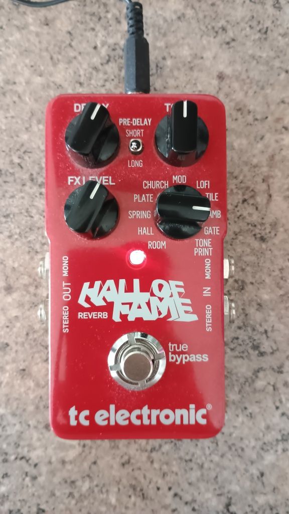 Hall Of Fame reverb + zasilacz oryginał