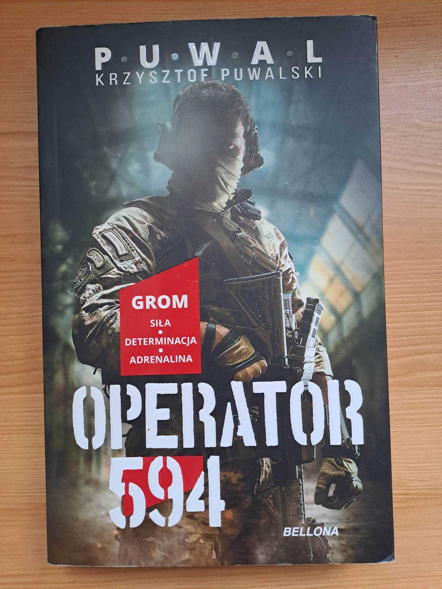 Książka "Operator 594", Krzysztof Puwalski