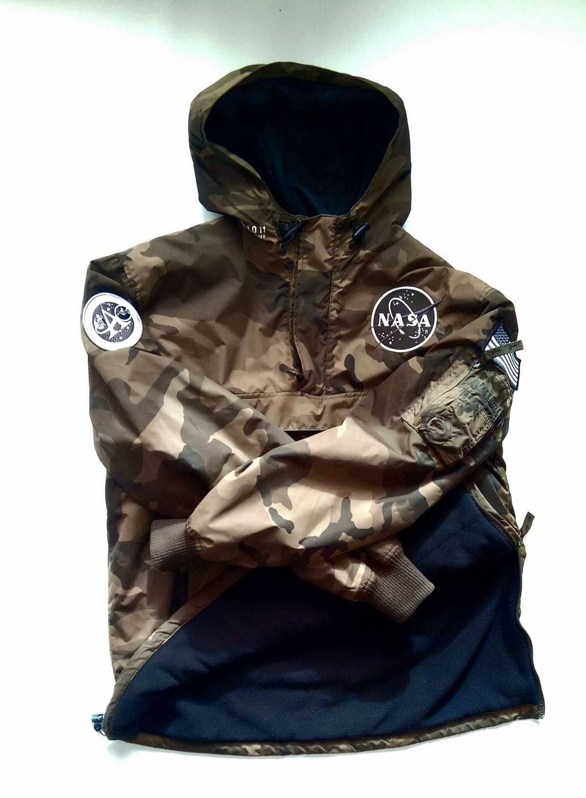 Kurtka Alpha Industries NASA r. L CAMO anorak rozm. L Apollo 11 zimowa