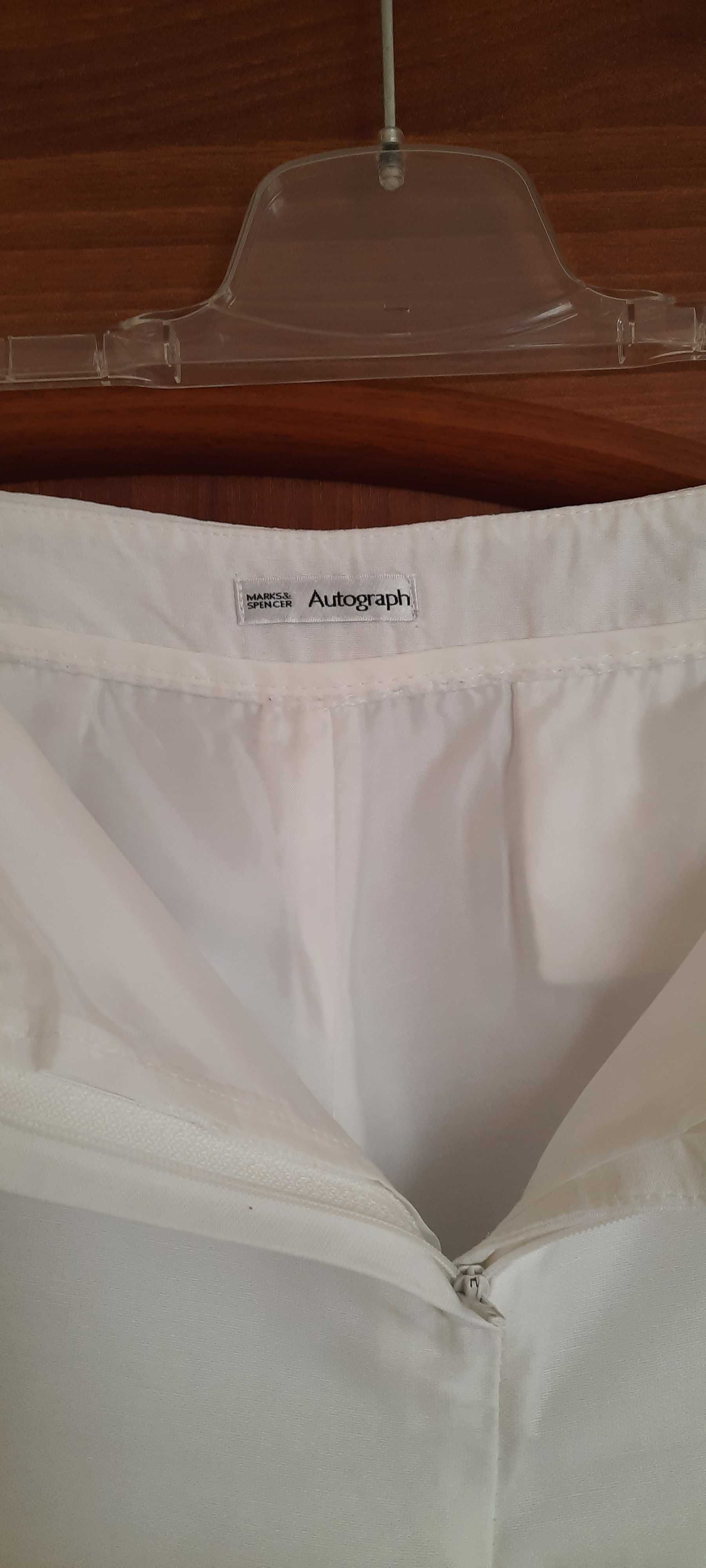 Spodnie lniane Marks&Spencer rozmiar 46 (UK 18 short) - używane