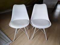 Krzesła KLARUP białe