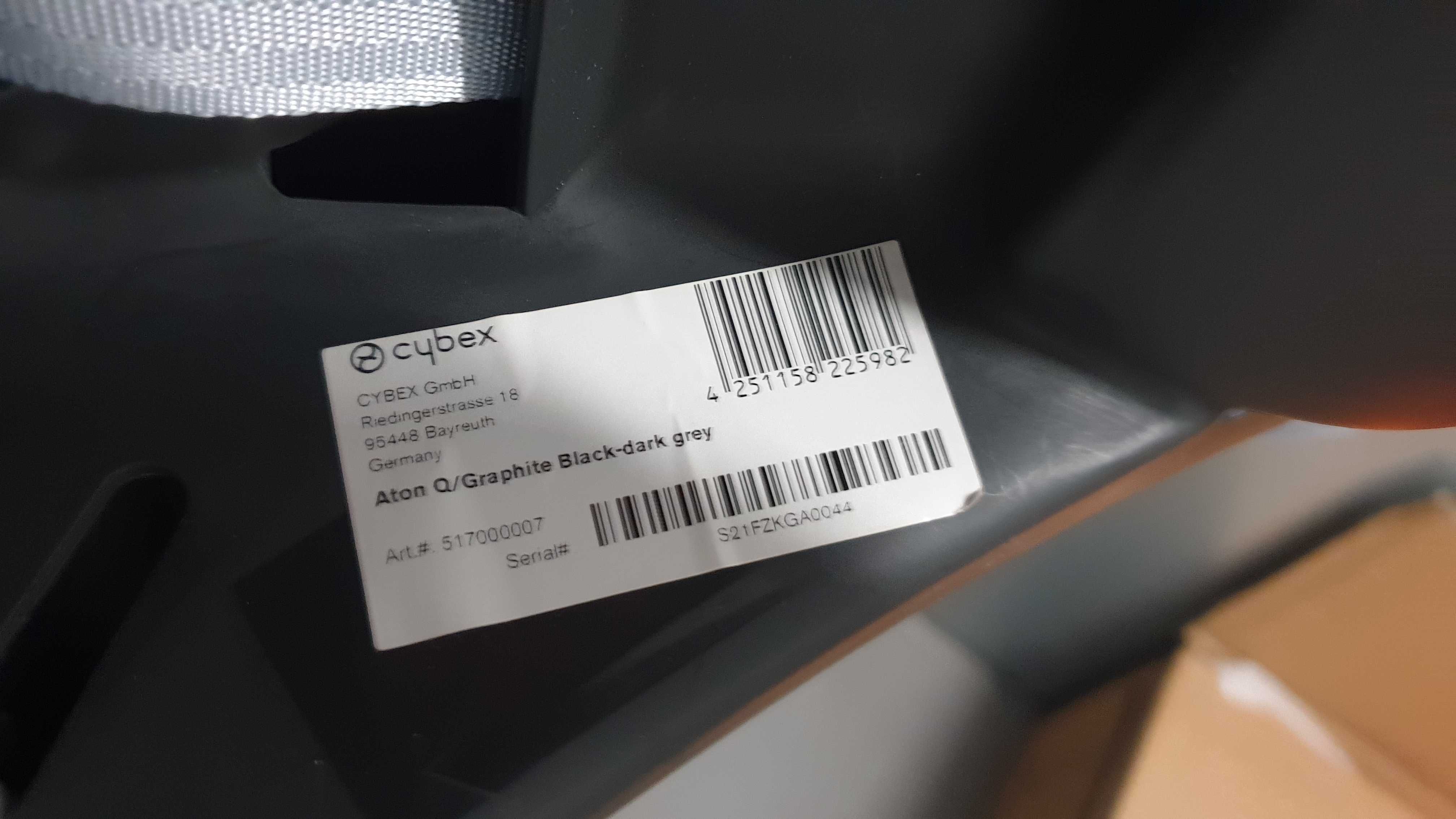 Cybex Aton Q z baza * bez wypadku!