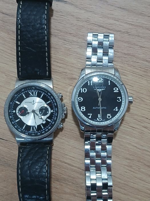 Часы Ulysse Nardin, Langines механика с автоподзаводом.