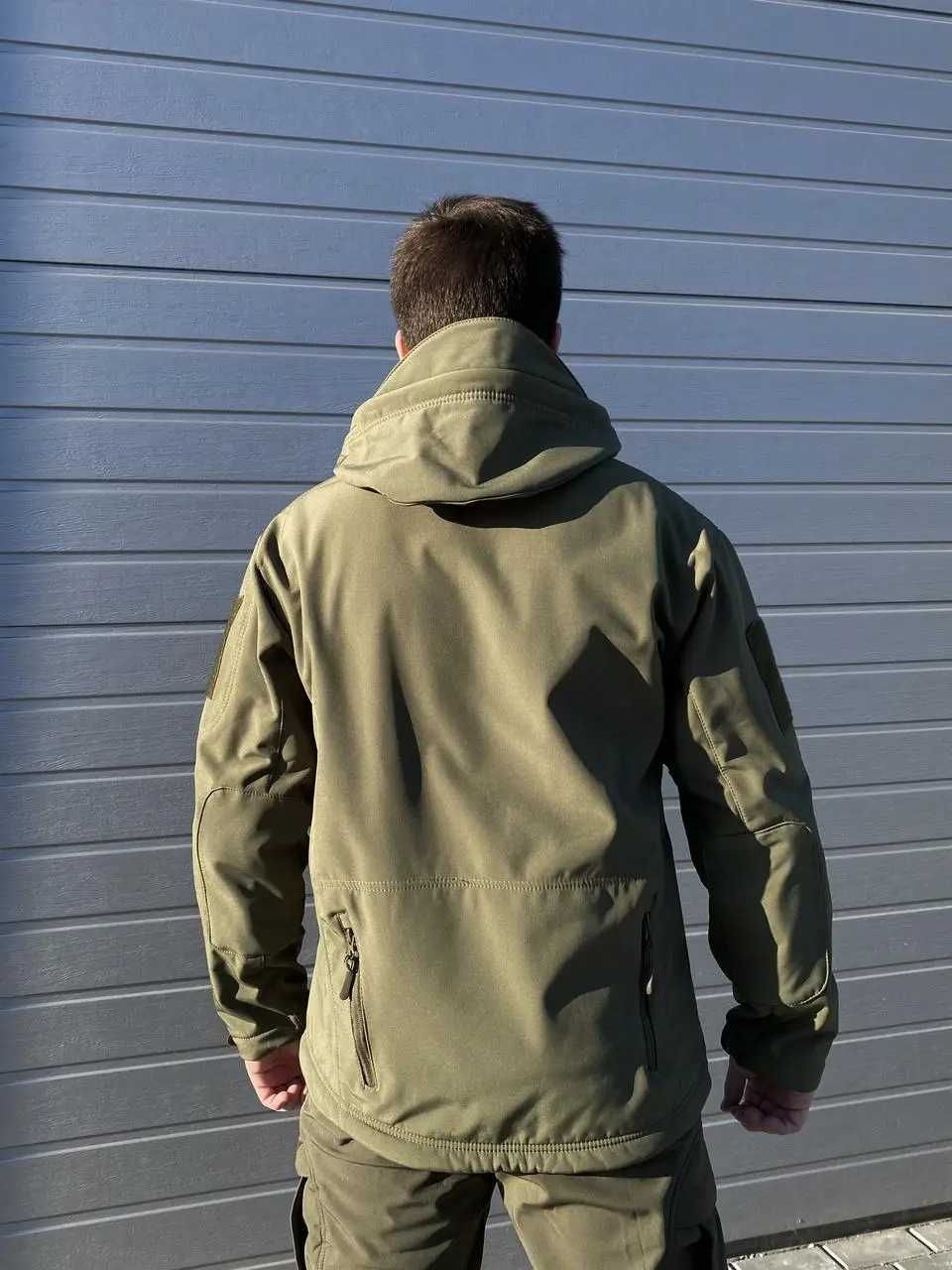 Soft shell чоловічий тактичний костюм софт шелл Чорний Олива Койот