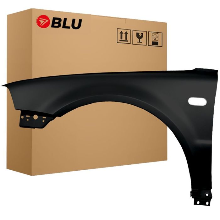 BLU Błotnik VOLKSWAGEN VW PASSAT B5 LIFT LC9Z lewy czarny 2000-2005 przód BlackMagic