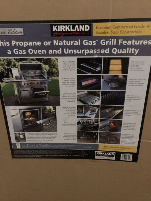 Grill gazowy Kirkland profesjonalny stal nierdzewna