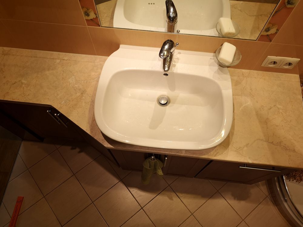 ***Meble Łazienkowe ZESTAW z Umywalką, Kabiną i Bateriami HANSGROHE***