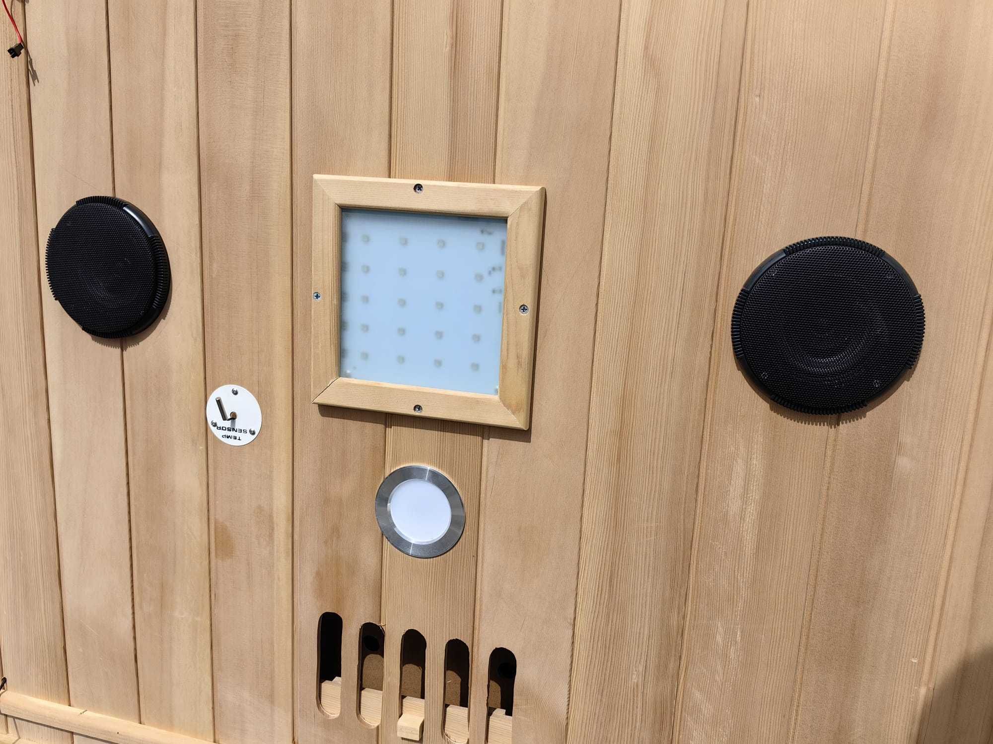 Sauna na podczerwień kabina sucha Infrared Radio LED LCD USB