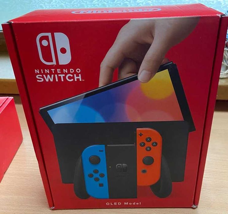 Портативна ігрова приставка Nintendo Switch OLED Blue and Red