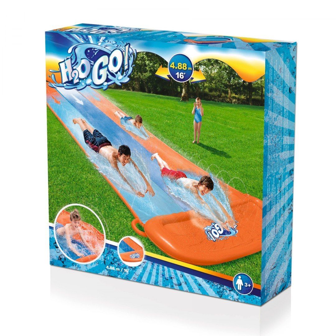 Ślizg Potrójny H2O GO Speed Ramp 488cm BESTWAY