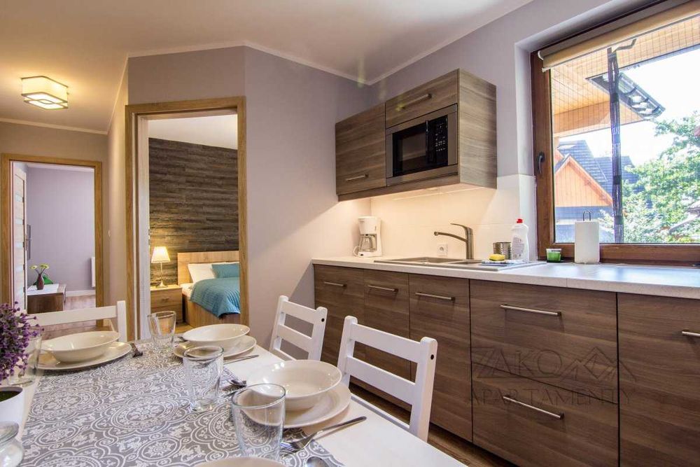 Nowy apartament w centrum Zakopanego z parkingiem, przy Krupówkach