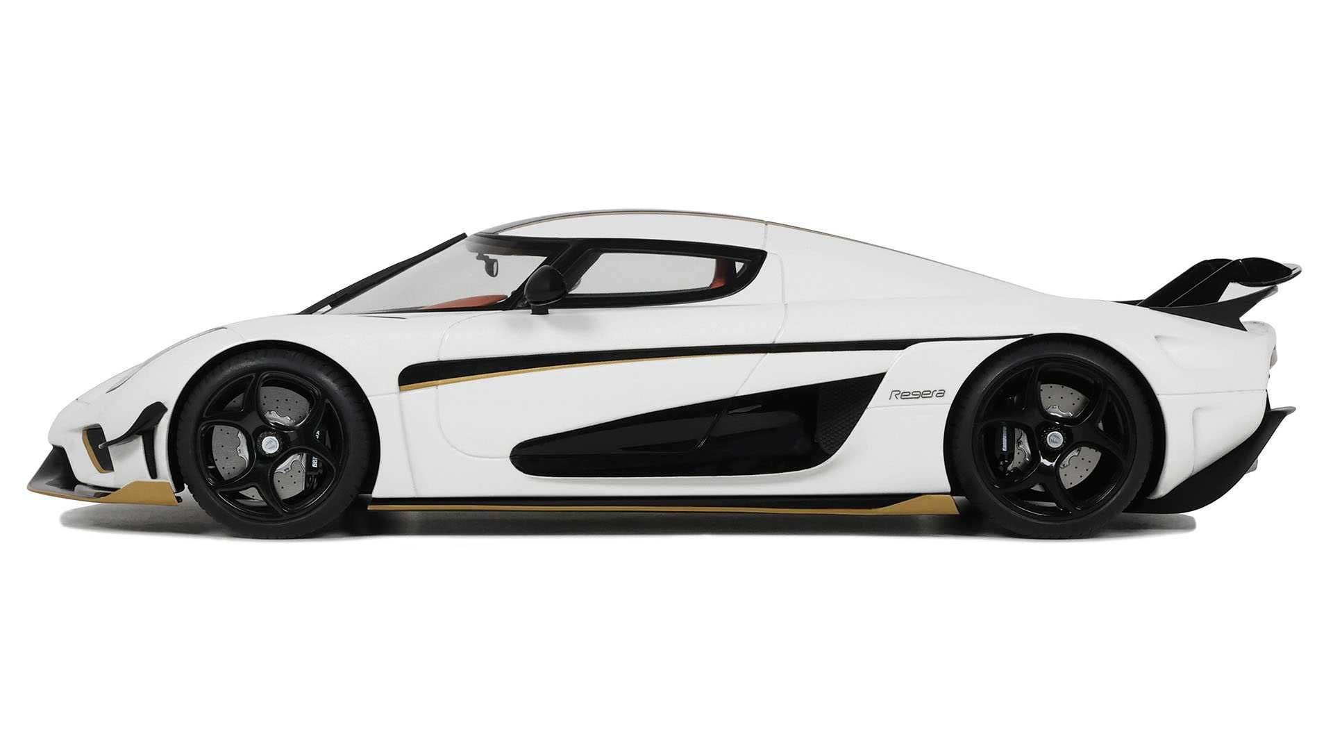 Model 1:18 GT Spirit Koenigsegg Regera World Record Car 2023 white