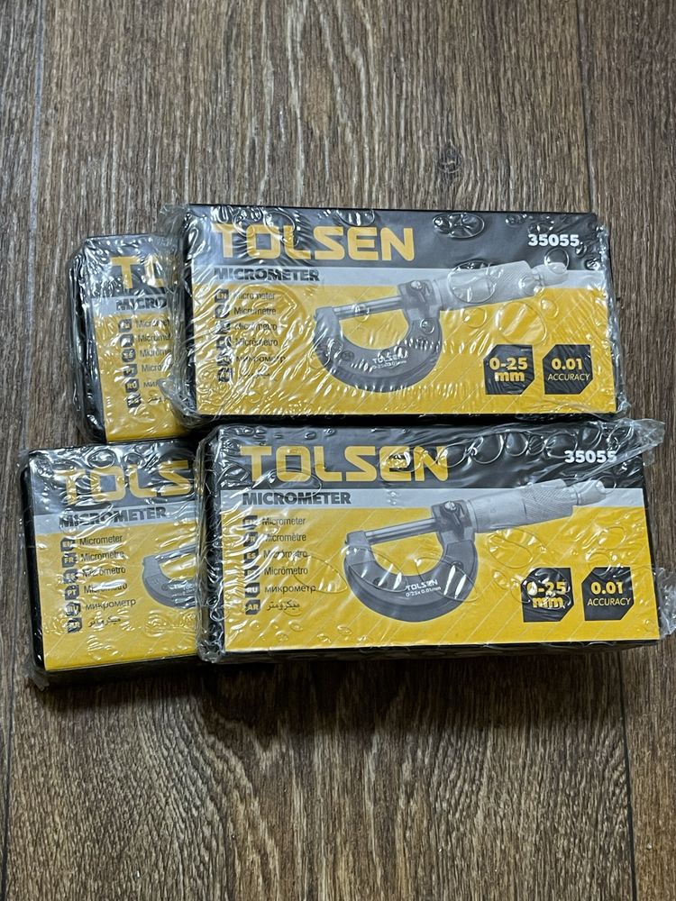 Микрометр TOLSEN 0-25 мм 35055 35055