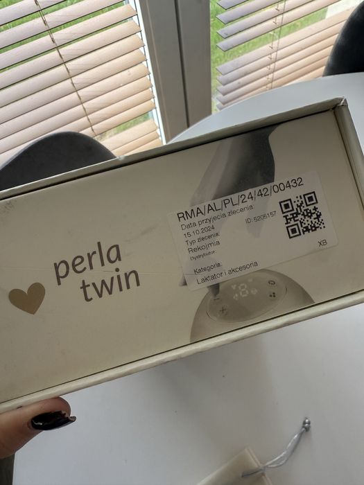 Laktator bezprzewodowy neno twin perla