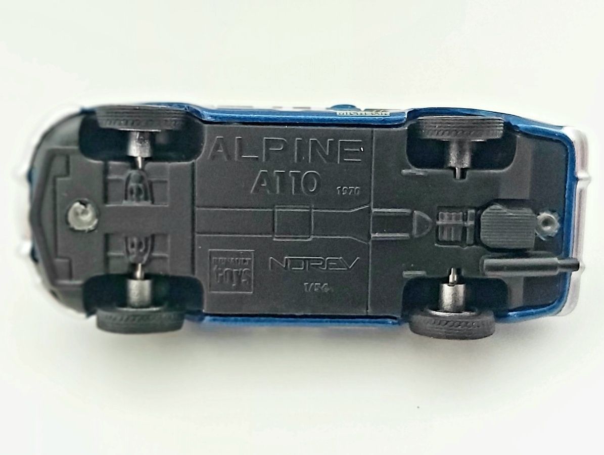 Alpine A110 decoração Rali Monte Carlo. Miniatura Norev esc. 1/64 Novo